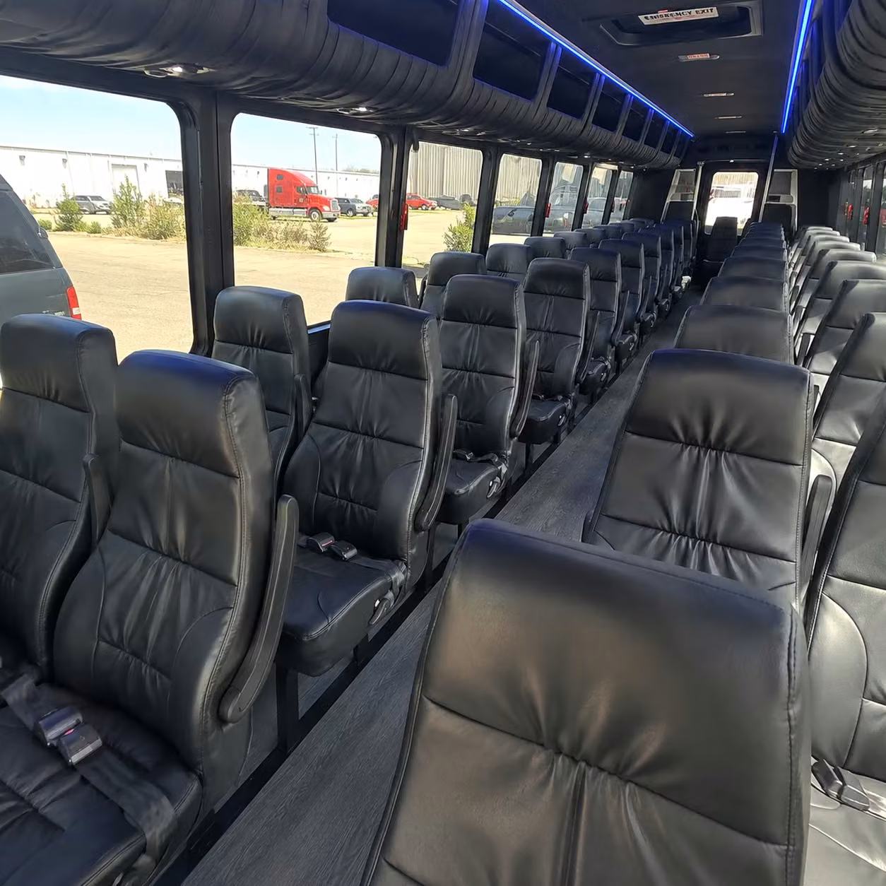 25 passenger minibus inside