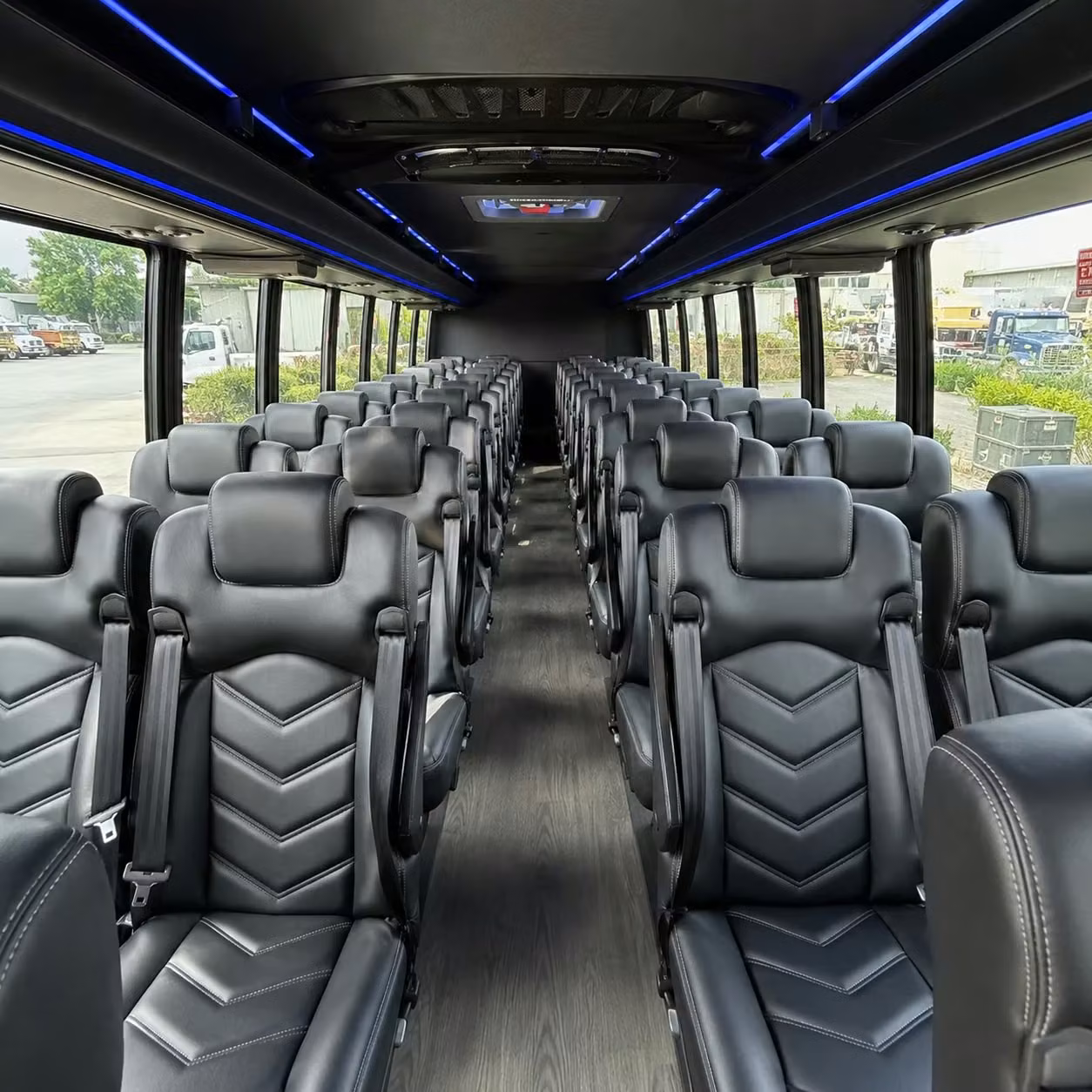28 passenger minibus inside