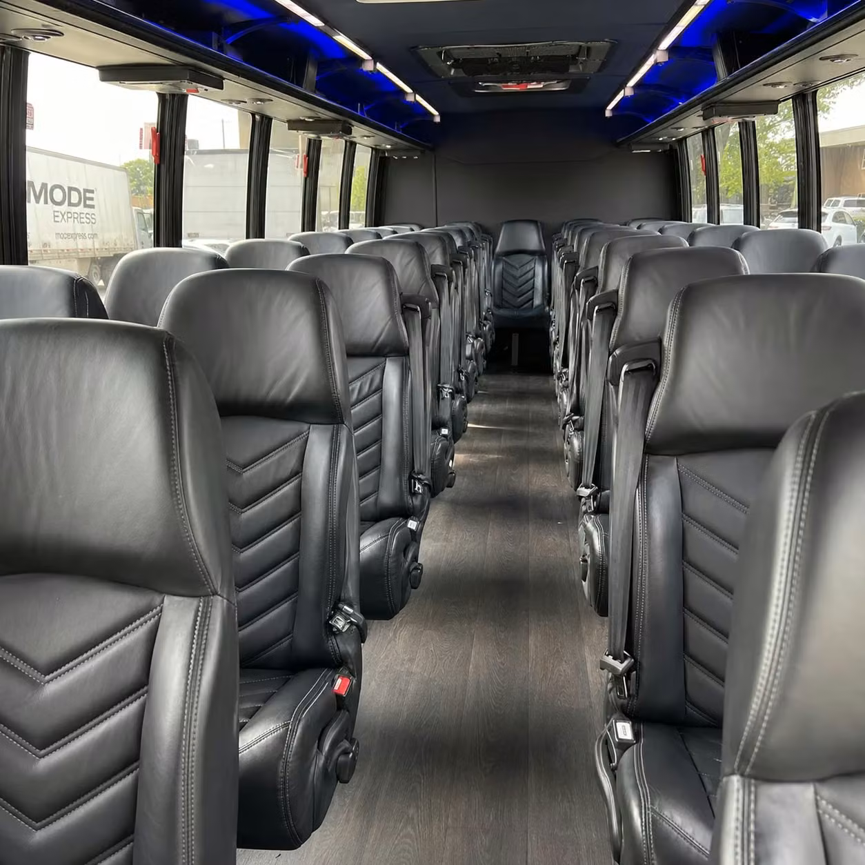 30 passenger minibus inside