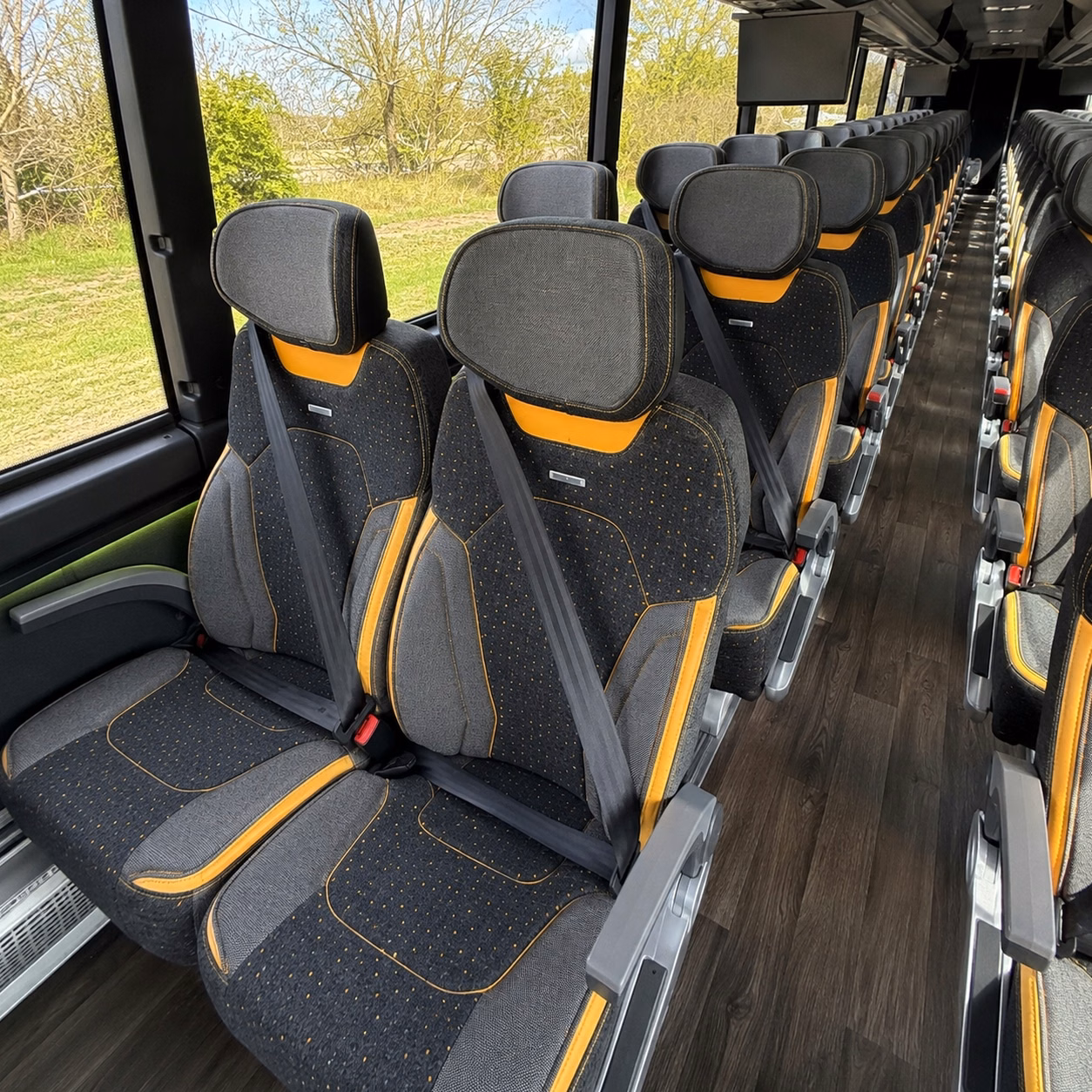 cross state lines for tournament travel with long distance charter bus rentals